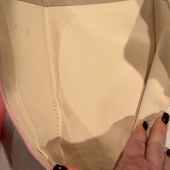 Pink Faux Patent Leather High Heel Boots - Picture 6 of 6